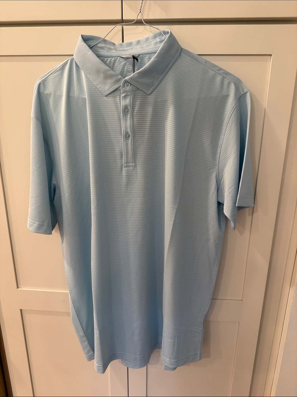 💙NWT Light Blue Men's Polo Shirt - Classic Performance Style Sz XL💙